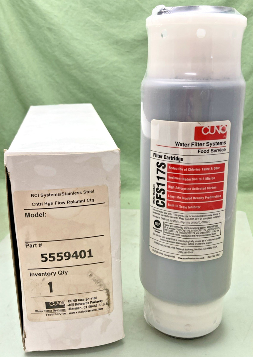NEW GENUINE CUNO 5559401 WATER FILTER CARTRIDGE