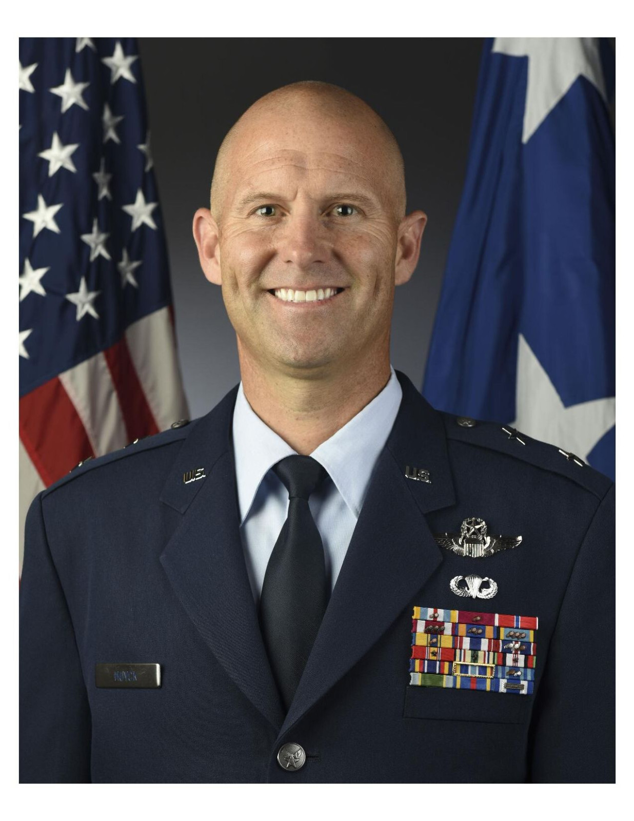 United States Air Force General Kevin A. Huyck 8x10 Photo On 8.5" x 11"