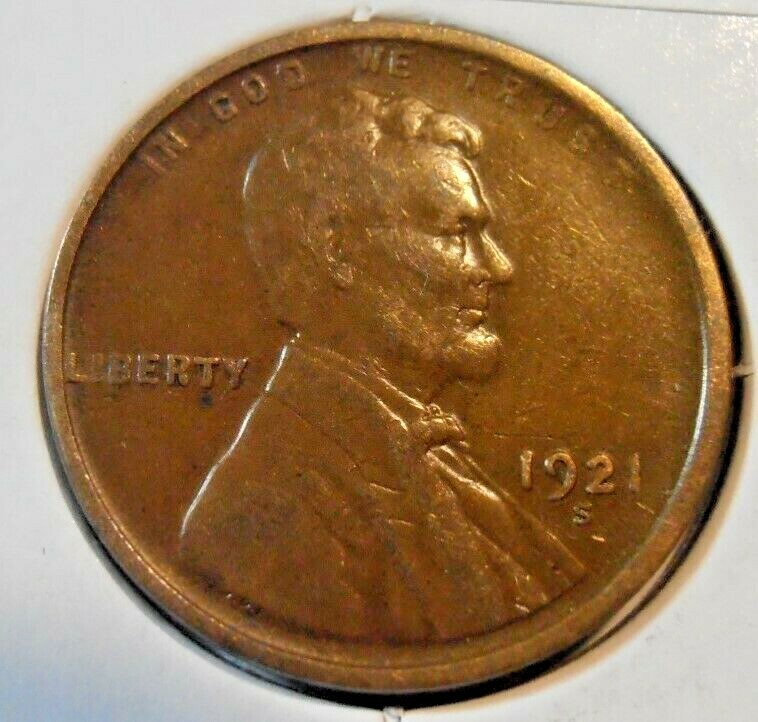 1921 S Lincoln Cent, Tough Date in this grade  (21SUL9)