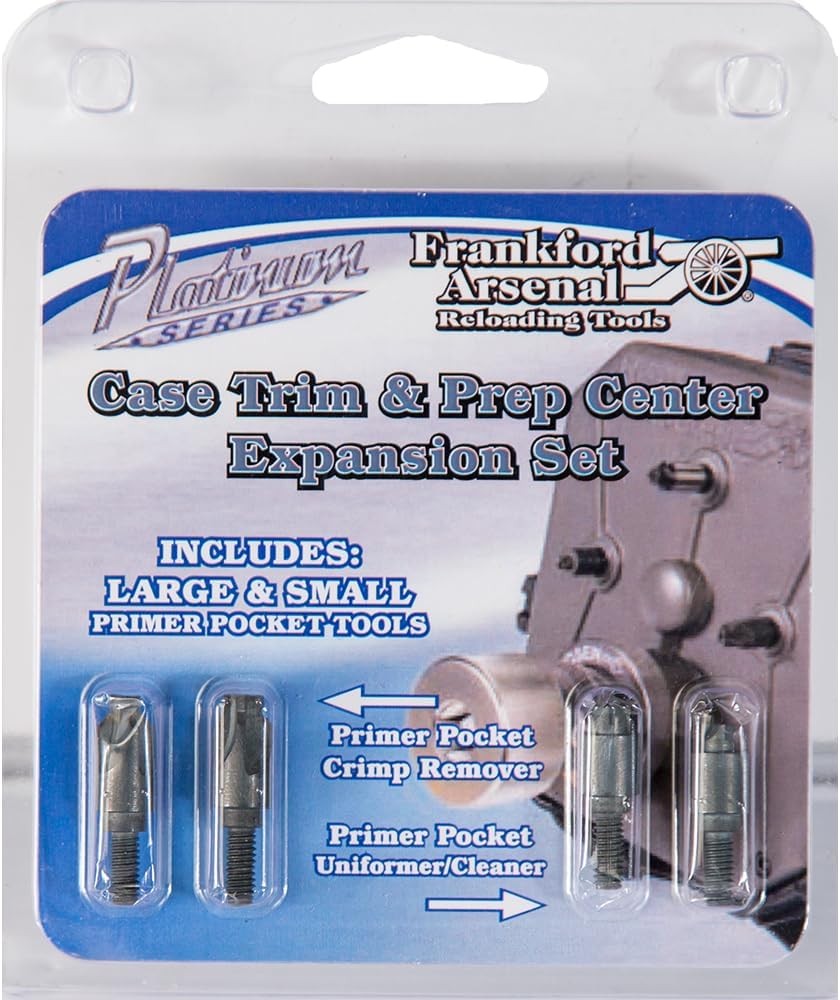 Case Trim and Prep Center with Expansion Kit Reloading