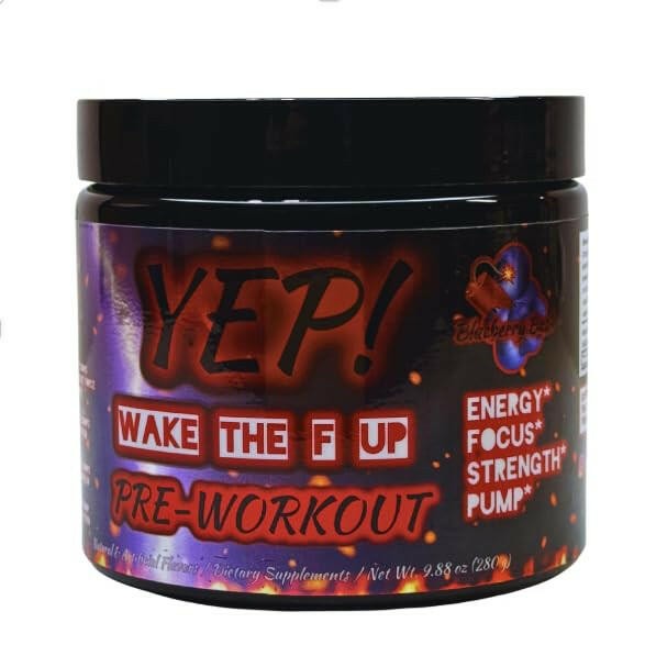 YEP Wake The Faith Up Advanced Pre-Workout - Blueberry Bash - 40 Servings (Ne...