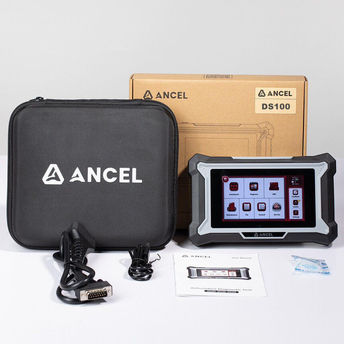 ANCEL DS100 OBD2 Scanner Check ABS SRS Transmission Engine Code Reader 7 Resets