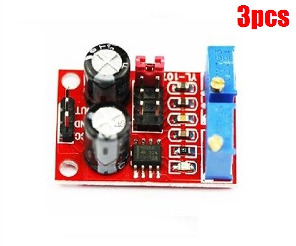 3Pcs Duty Cycle Adjustable Module Square Wave Signal Generator NE555 Frequenc lk