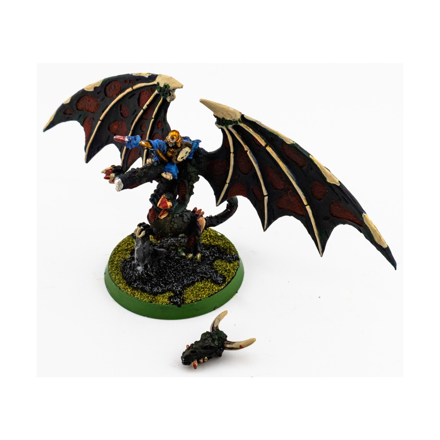 GW Warmaster Undead Loose Mini Undead Hero on Zombie Dragon #3 NM
