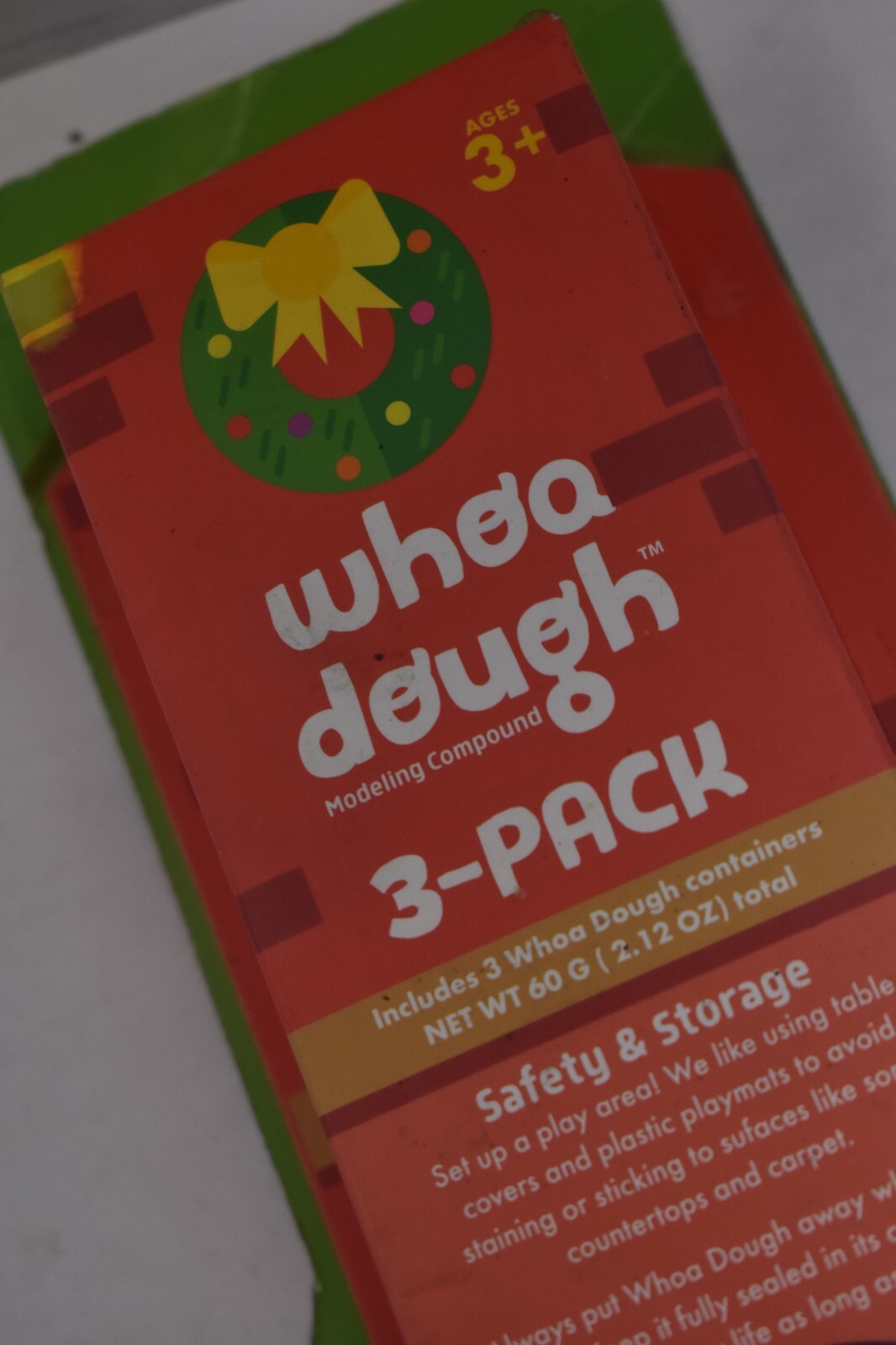 Chuckle & Roar Whoa Dough Holiday Stocking Arts & Crafts Kit 3 Pack 60oz