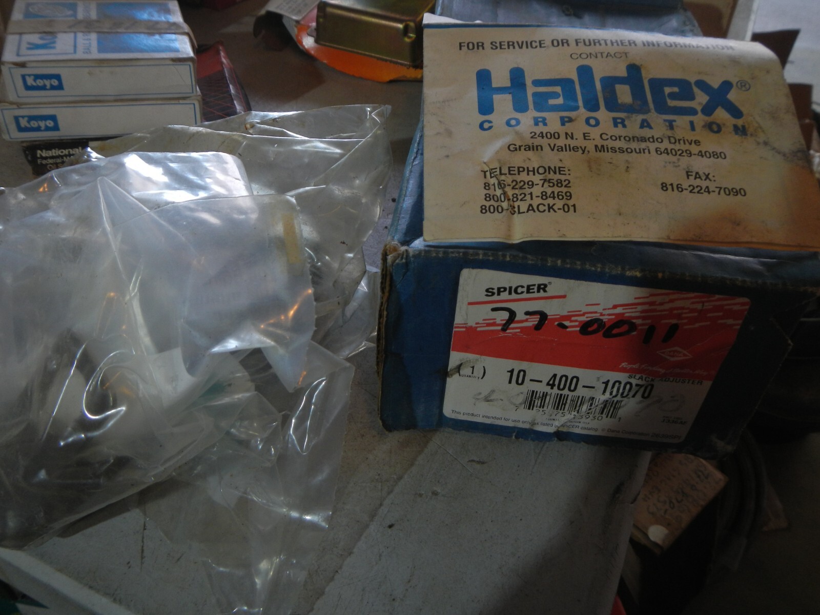 SPICER AUTOMATIC BRAKE SLACK ADJUSTER 1PC OEM HALDEX 10-400-10070 NEW IN BOX
