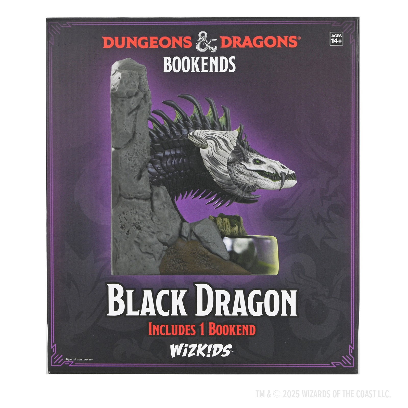 BACK-ORDER - D&D Bookend: Black Dragon