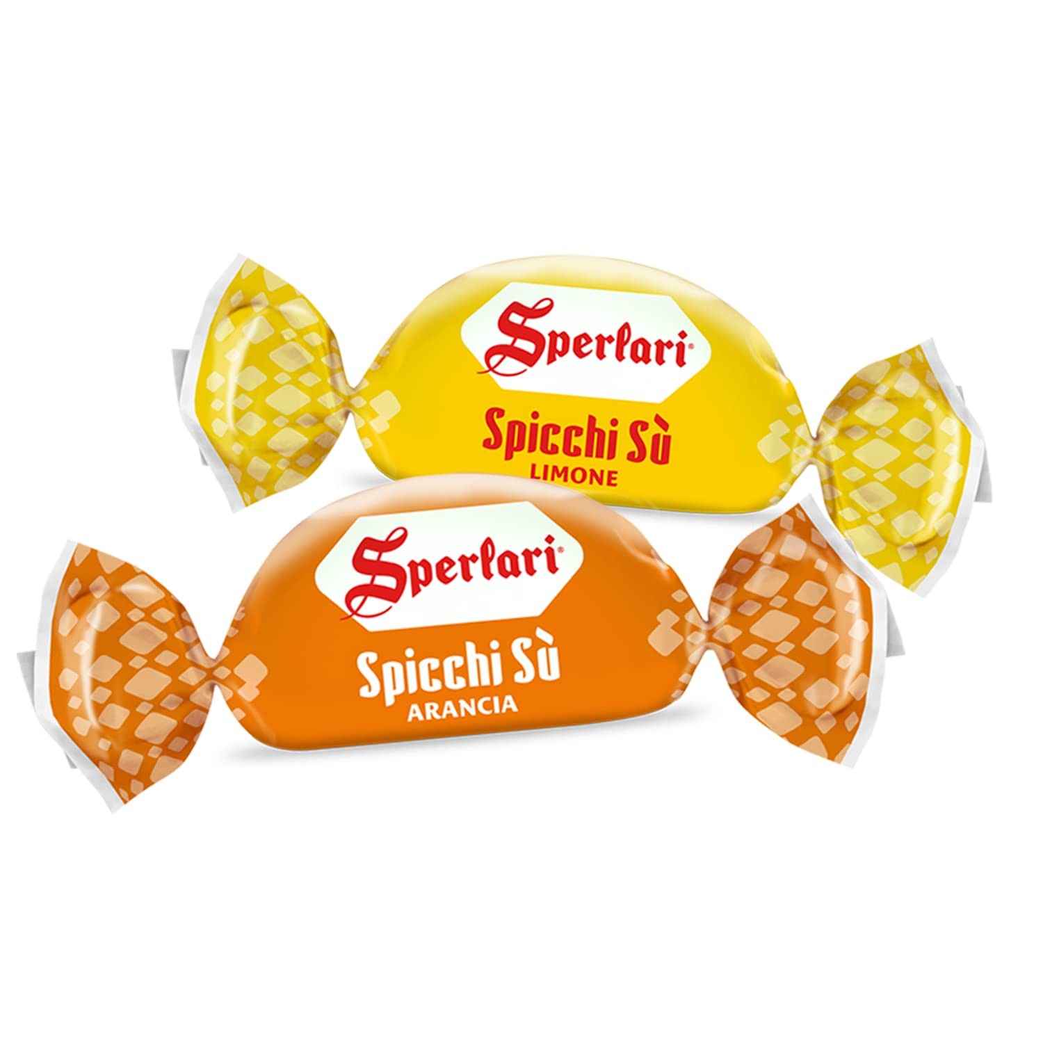 "Spicchi" Citrus Orange & Lemon Hard Candy Bulk Bag, Individually Wrapped Ita...