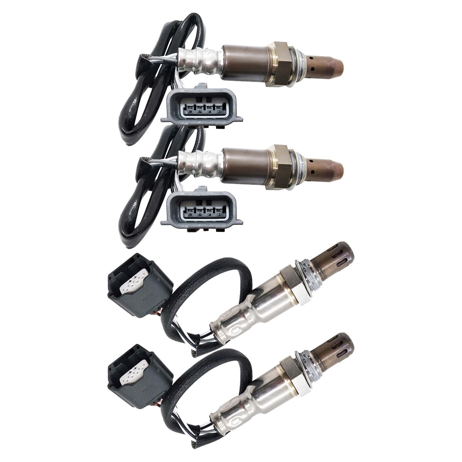 Dropwater 2 Pairs Upstream and Downstream O2 Oxygen Sensors Replacement for I...