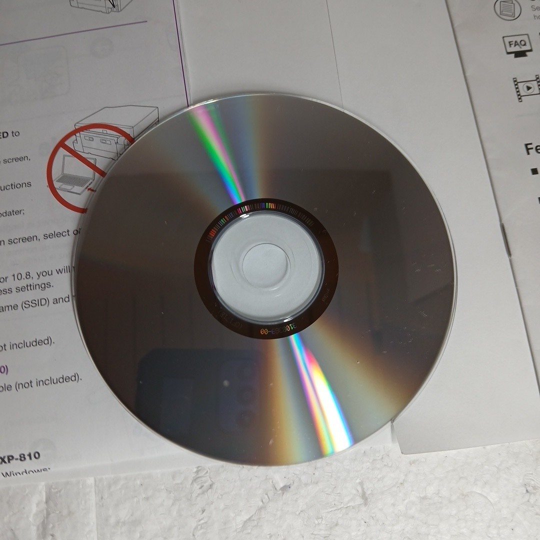 Epson XP-610 Printer Software CD