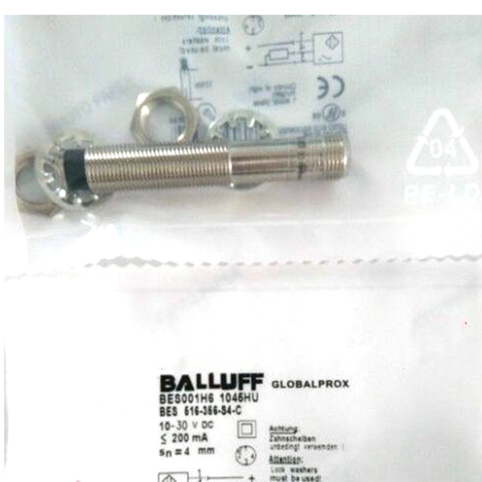 For BALLUFF BES 516-366-S4-C（ES01JU）Inductive Standard Sensors NPN New