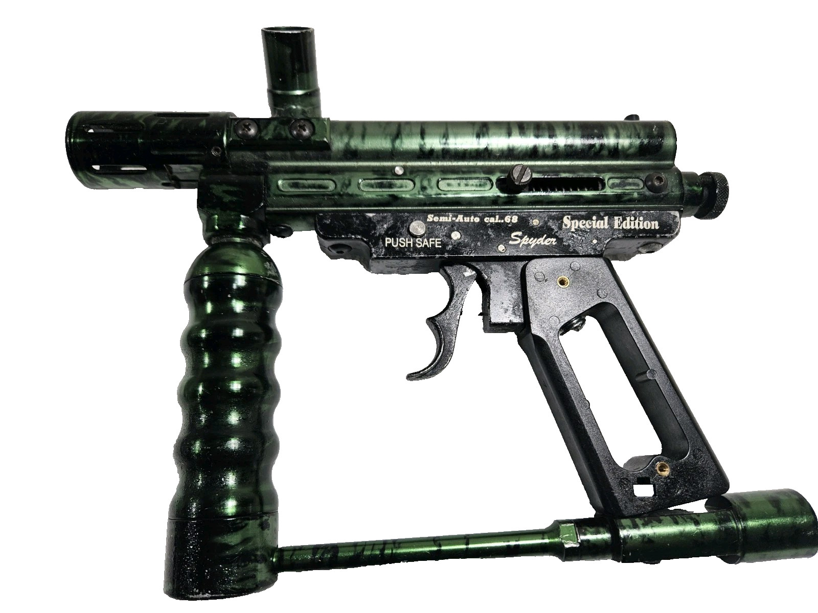 PARTS OR REPAIR Old School Spyder Special Edition SE Paintball Gun No Barrel 01