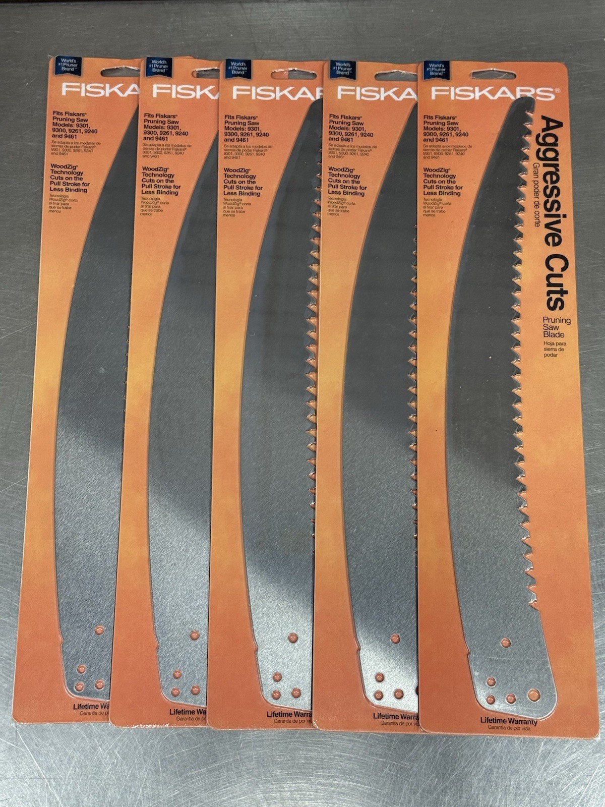 Lot of 5 - Fiskars 9333 Replacement Saw Blade for 9301, 9261, 9240, 9461 *New