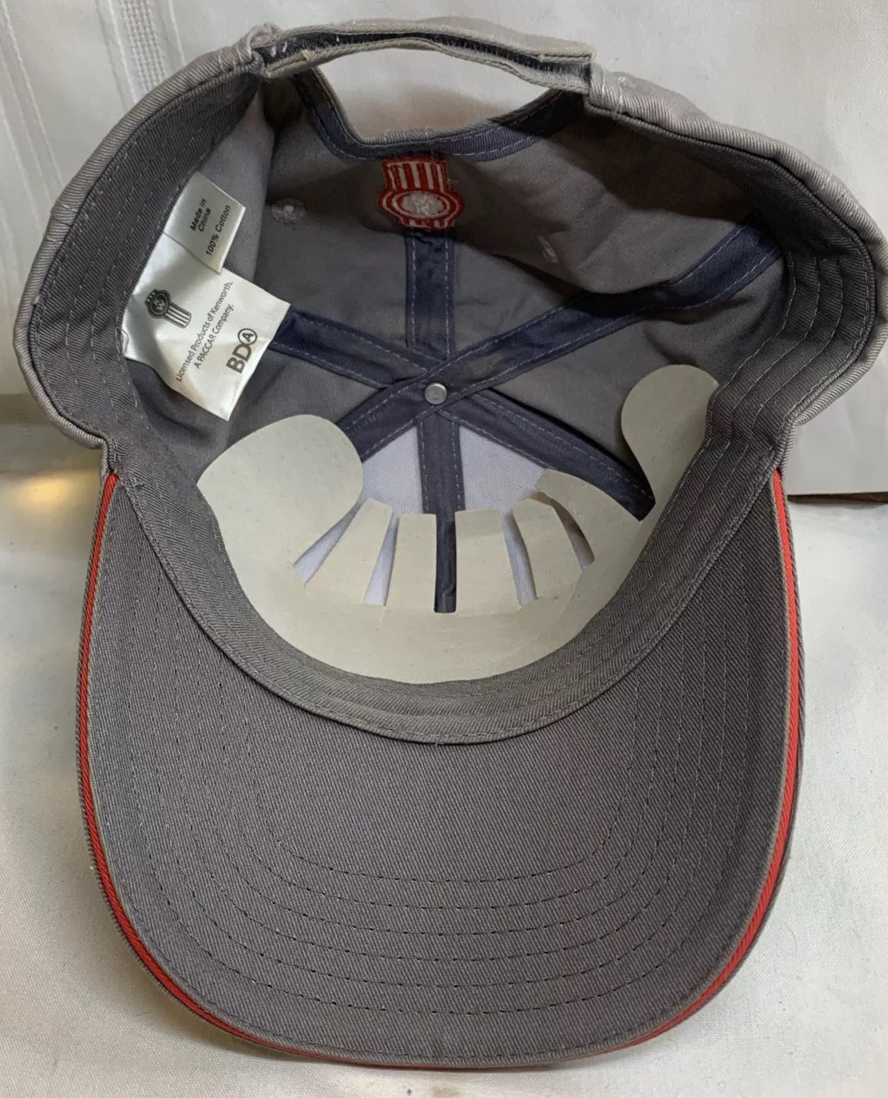 Kenworth Motors Trucks Since 1923 Gray Strapback Patch Hat Cap