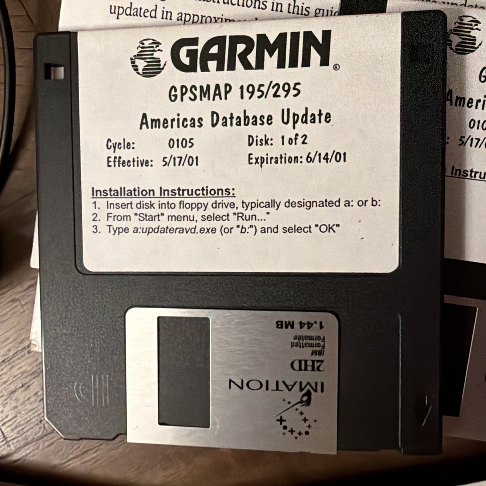 Garmin GPSMAP 195 Complete Set - Mount, Power Adapter, Antenna, Case, Etc.