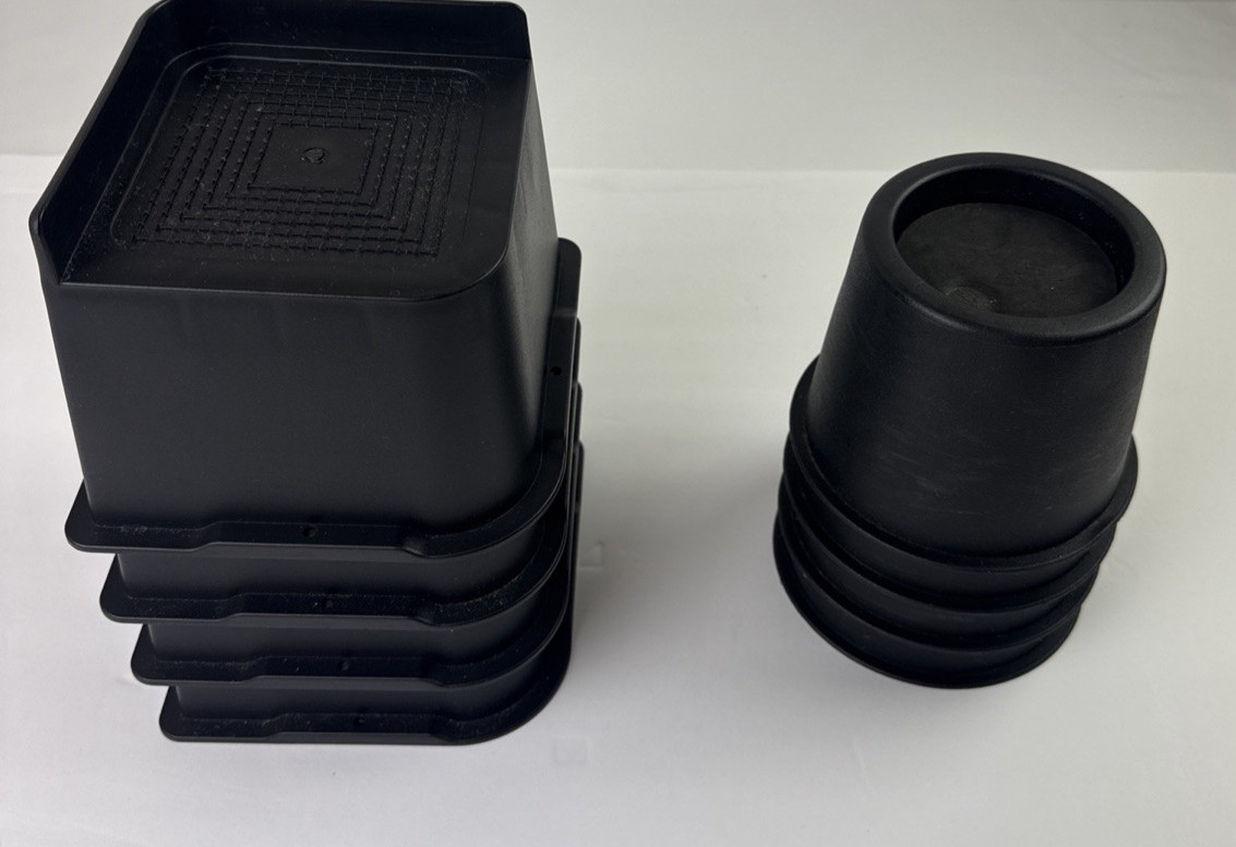 8-Pack 5" Bed Risers Durable Heavy-4" Bed Risers