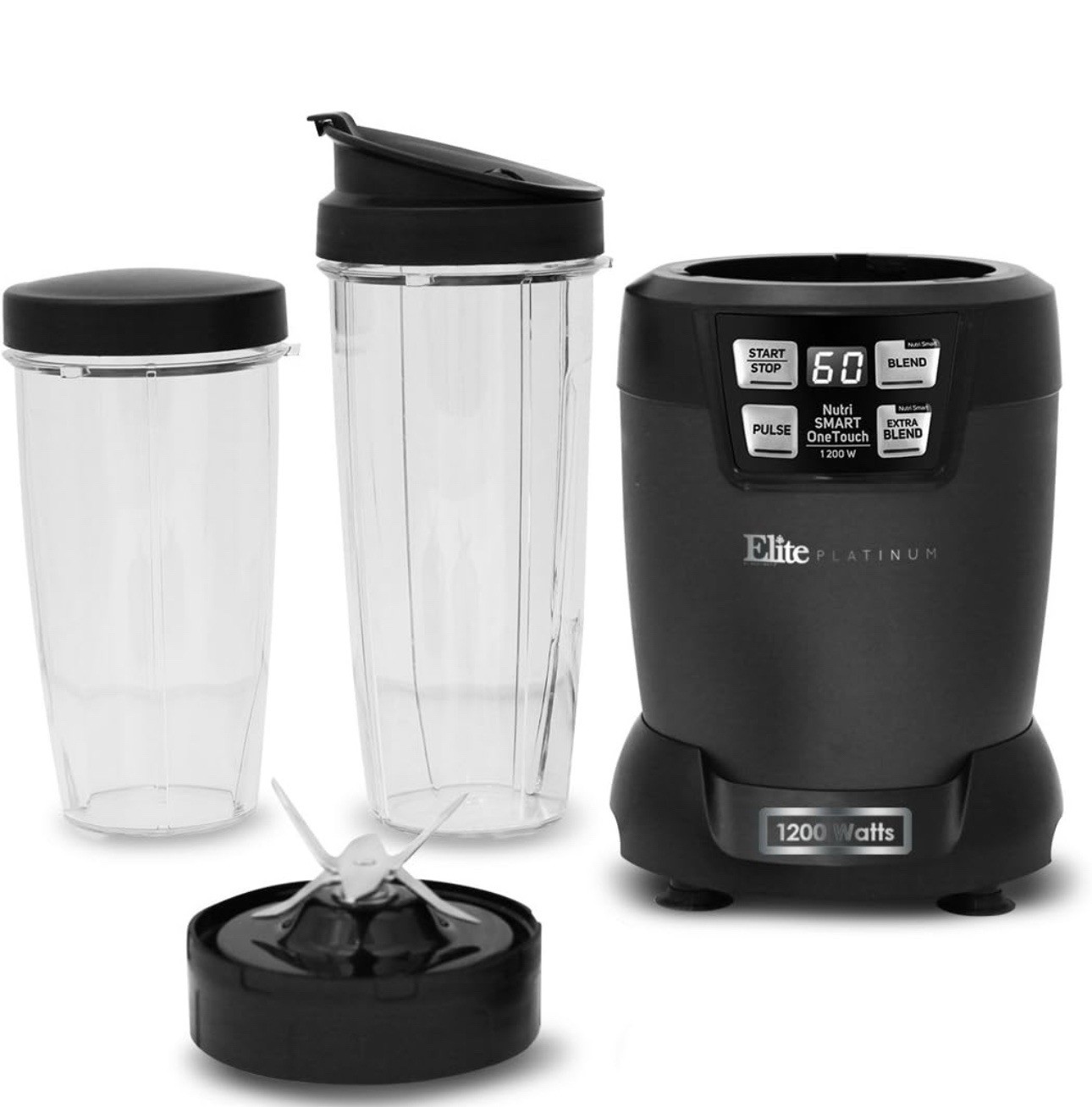 Elite Platinum Nutri Hi-Q Smart Blender in Black