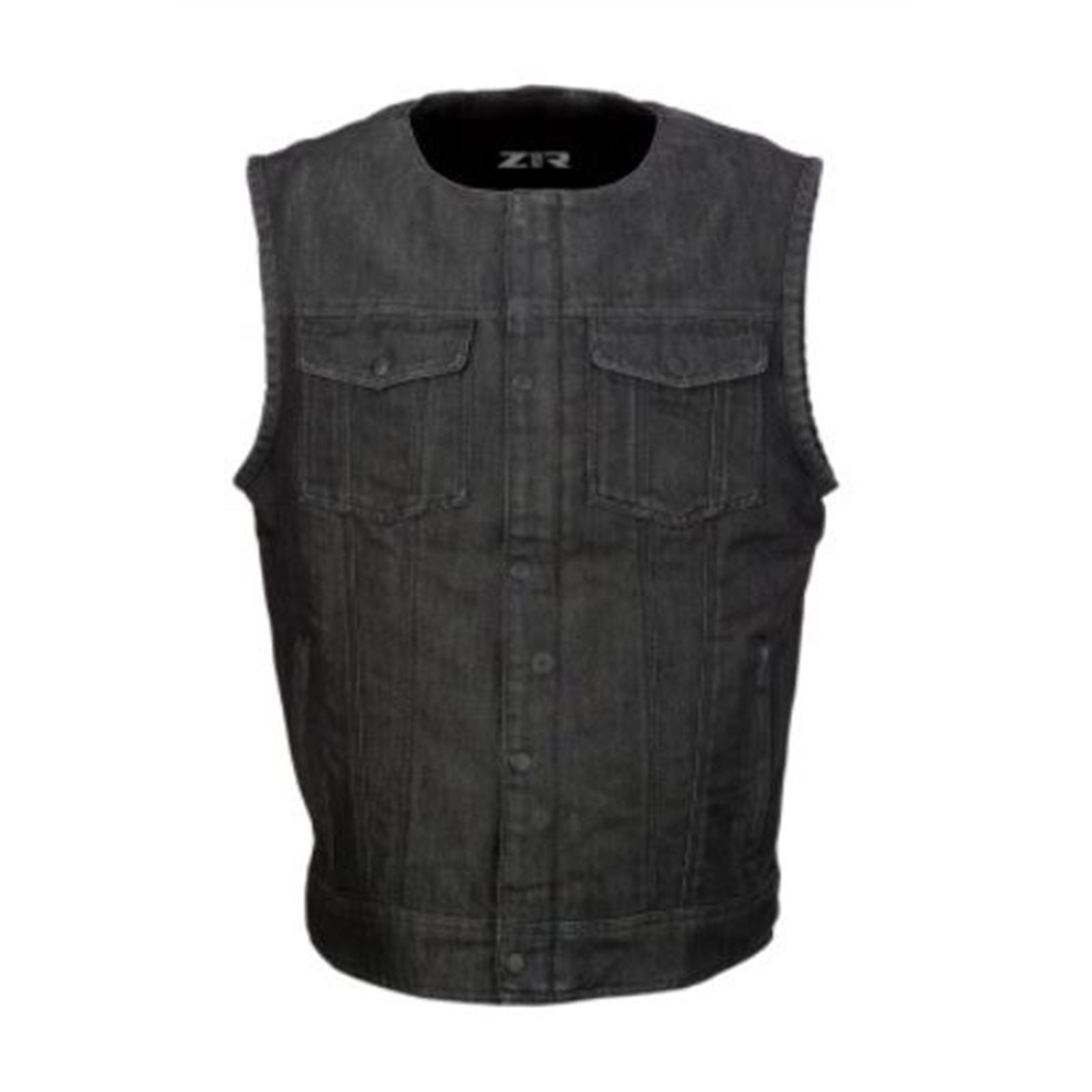 Z1R Ganja Denim Vest - Black - 2X-Large 2830-0508