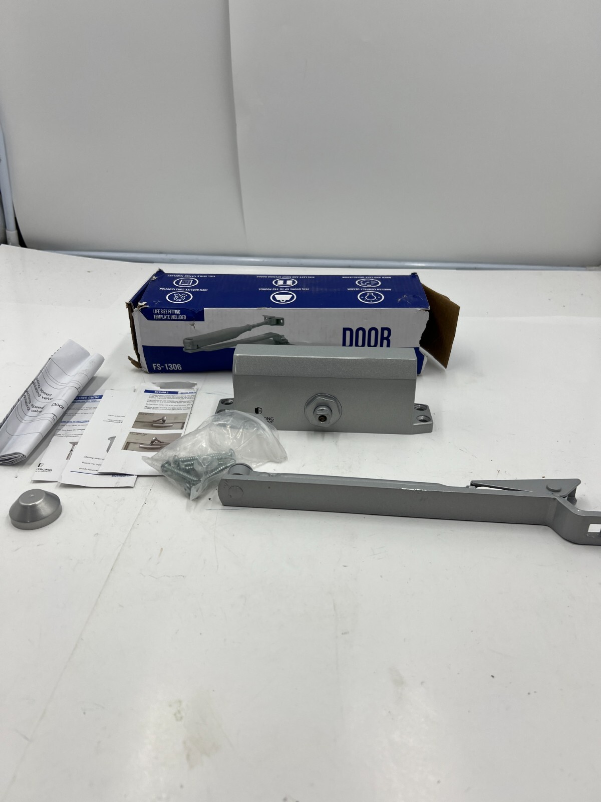 FortStrong Genuine OEM Door Closer FS-1306 Heavy Duty Automatic Adjustable