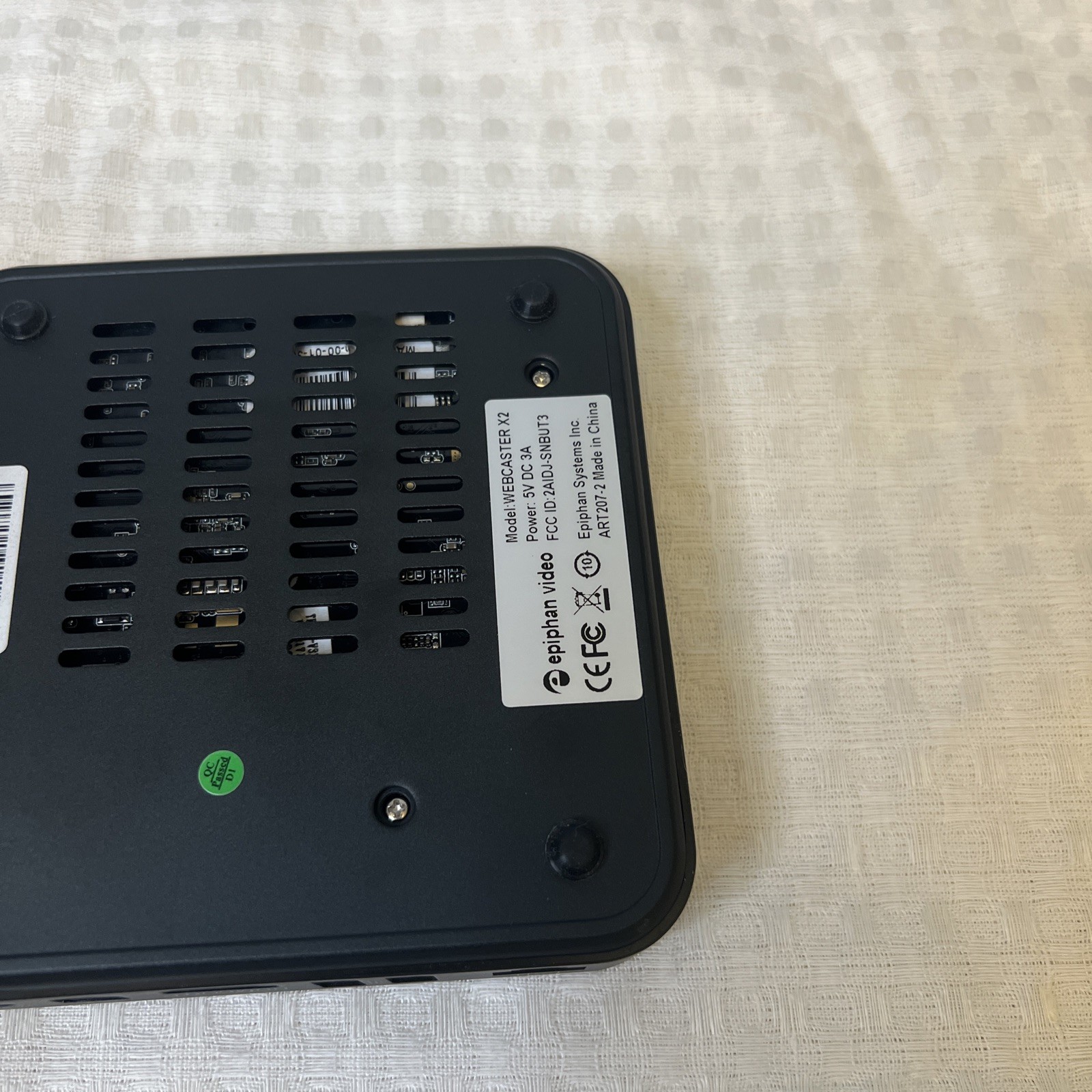 Epiphan Webcaster X2 - Encoder for Facebook, YouTube, etc. *For Parts*
