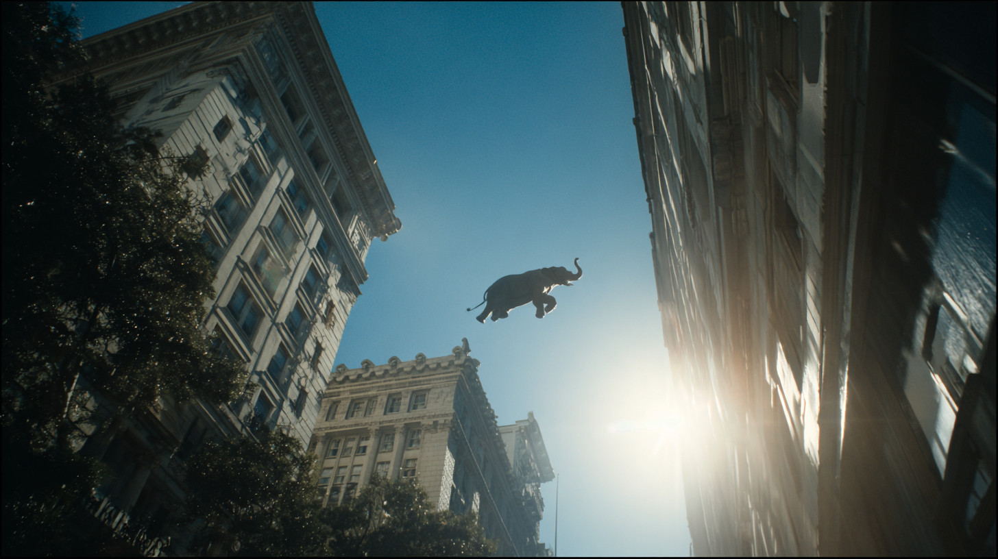 Flying elephant