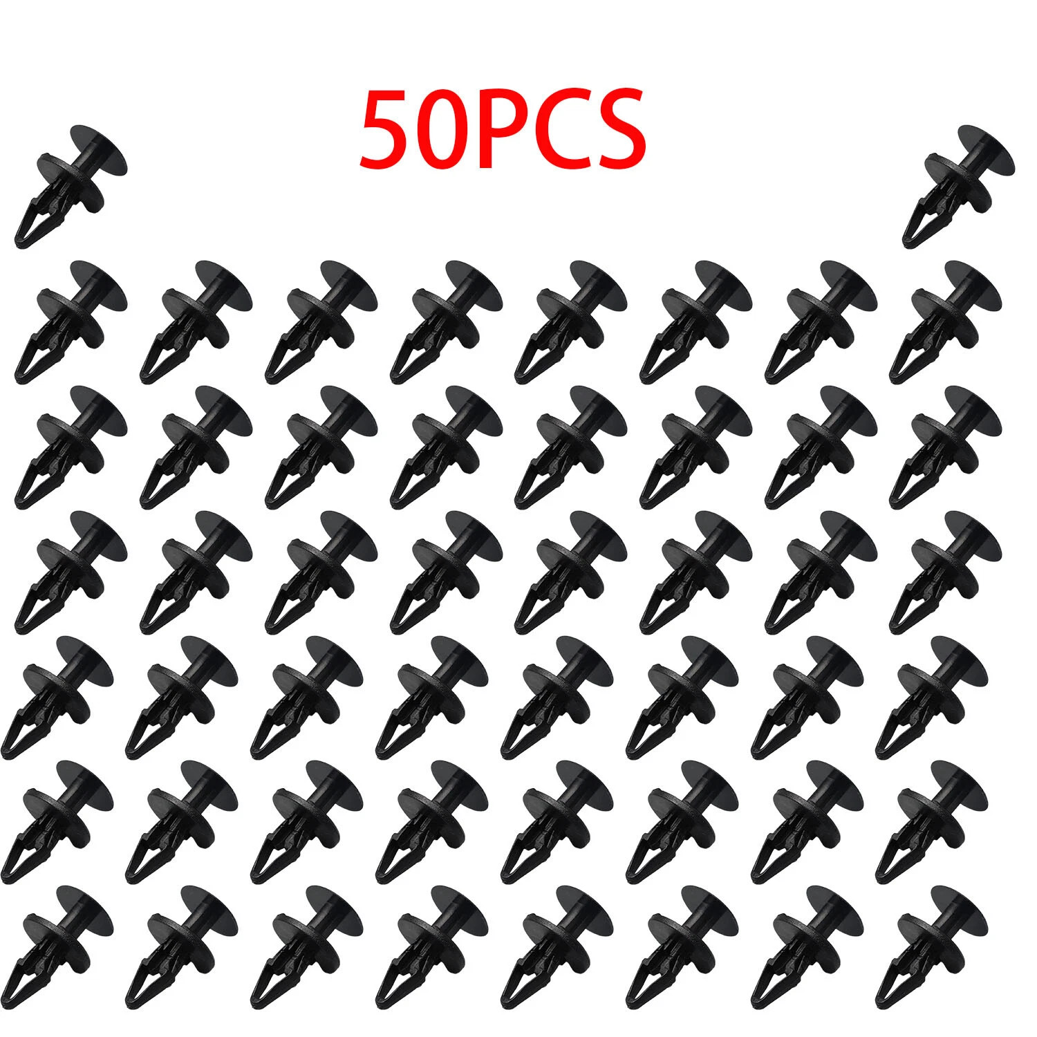 50Pcs Fender Liner Clip Cowl Vent Retainer Push In Fastener Pin For GM For Ford