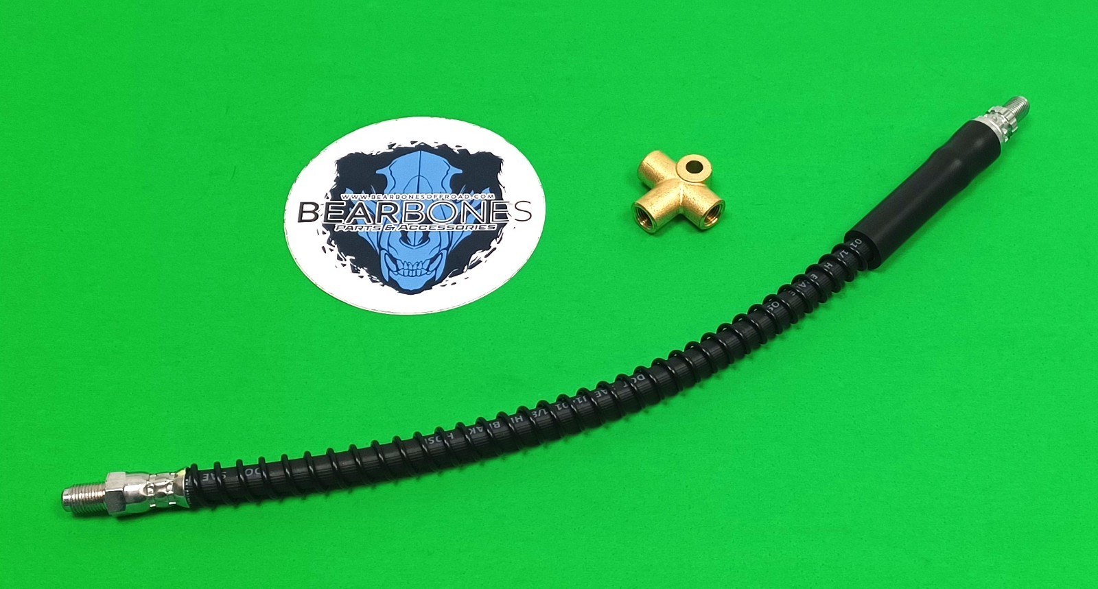 Defender 90 110 Brake Pipe 'T' Piece & Hose, NRC4251 SHB101370 Td5 1999 to 2006