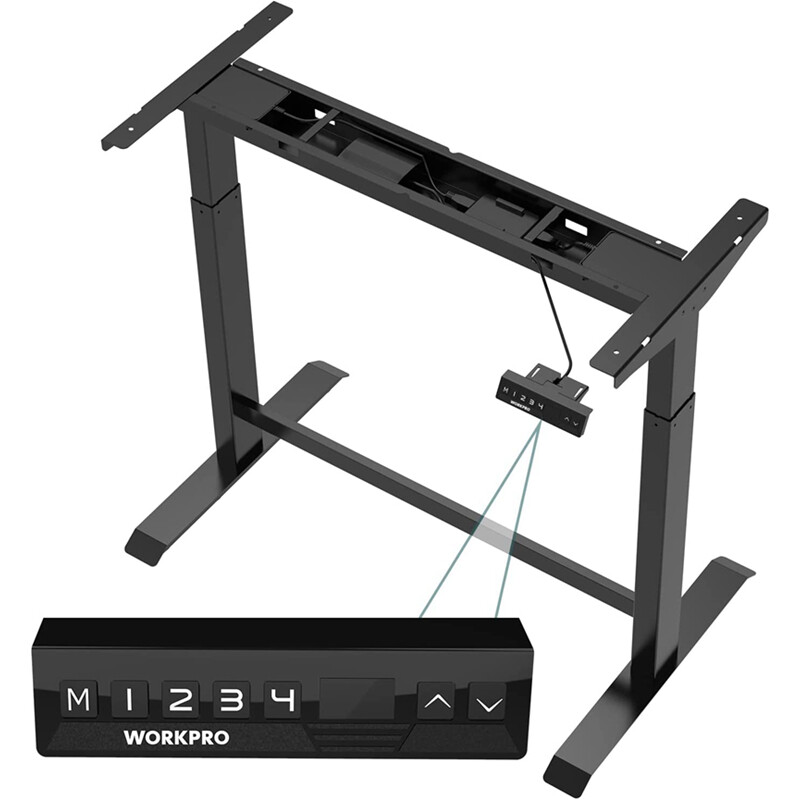 WORKPRO 48inch Electric Standing Desk 500 LBS Load Capacity Work Table Workbench
