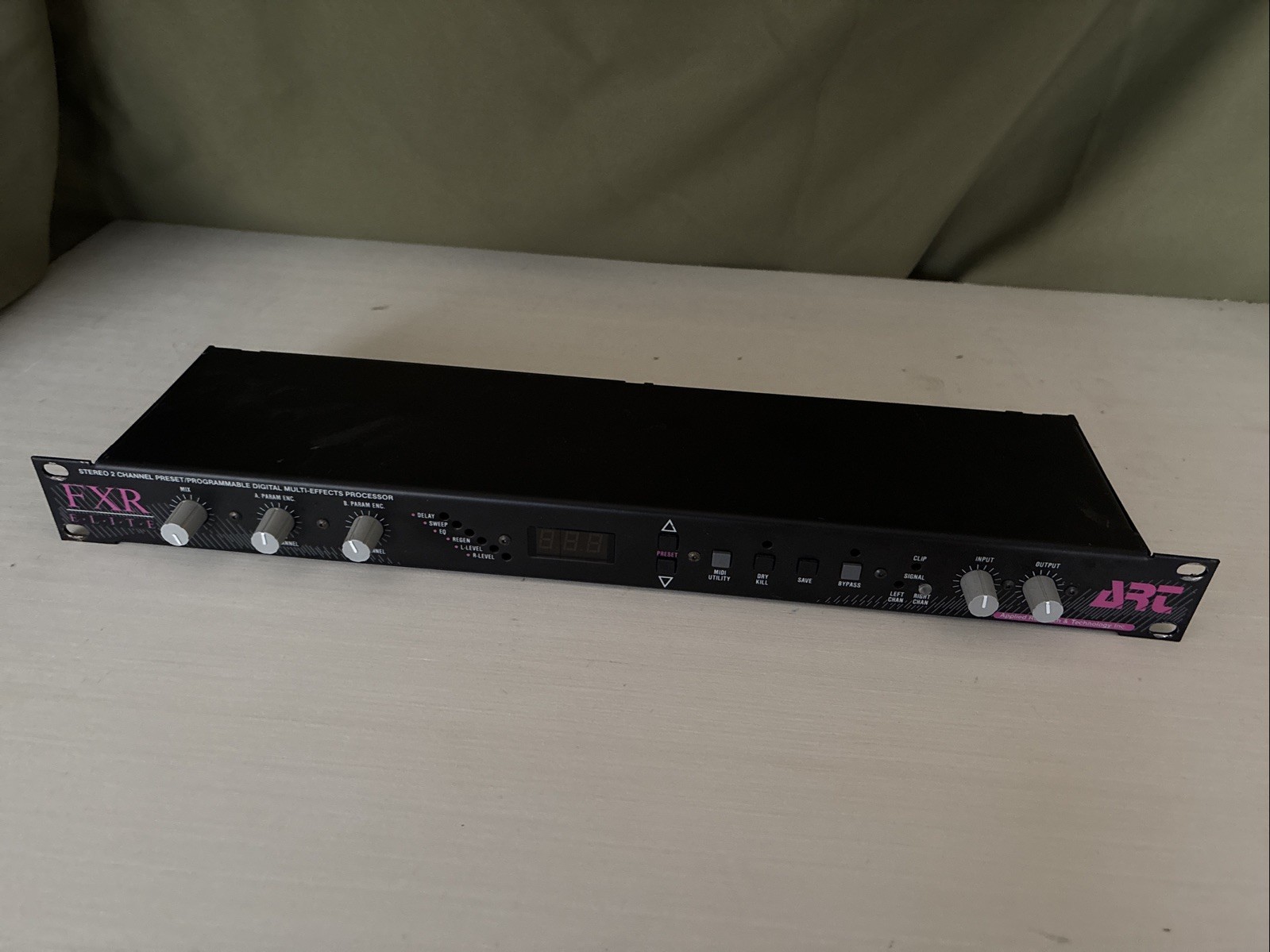 ART FXR Elite Stereo 2-Channel Multi-Effects Processor - No Power Supply Vintage
