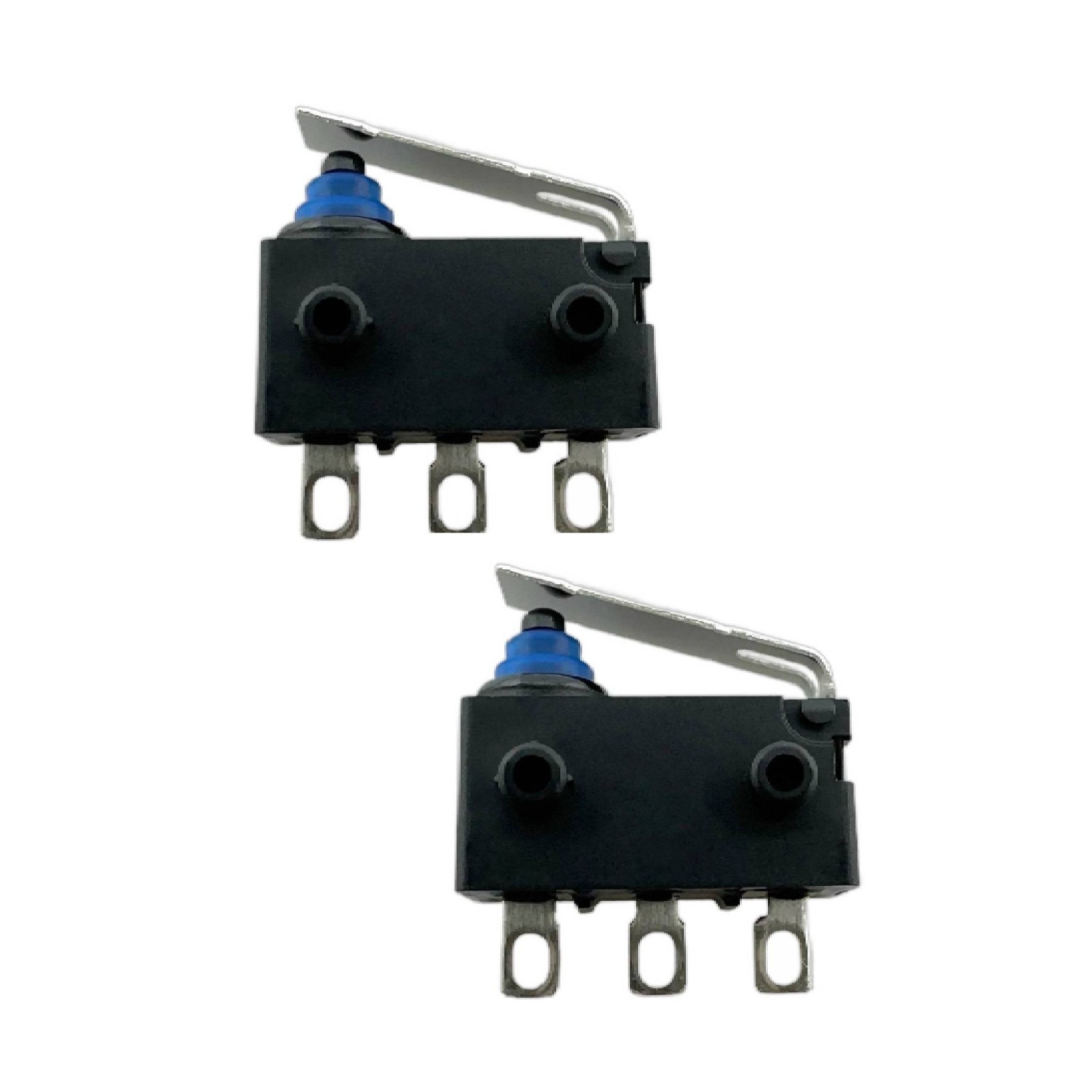 2x Omron D2HW-EL291H Short Lever Micro Switch 3-Pins SnapAction SPDT 0.1A/125VAC
