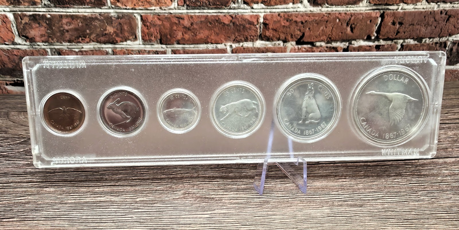 1967 Canada Centennial Silver Coin Set 1867–1967 6-Coin Proof-Like 80% Silver