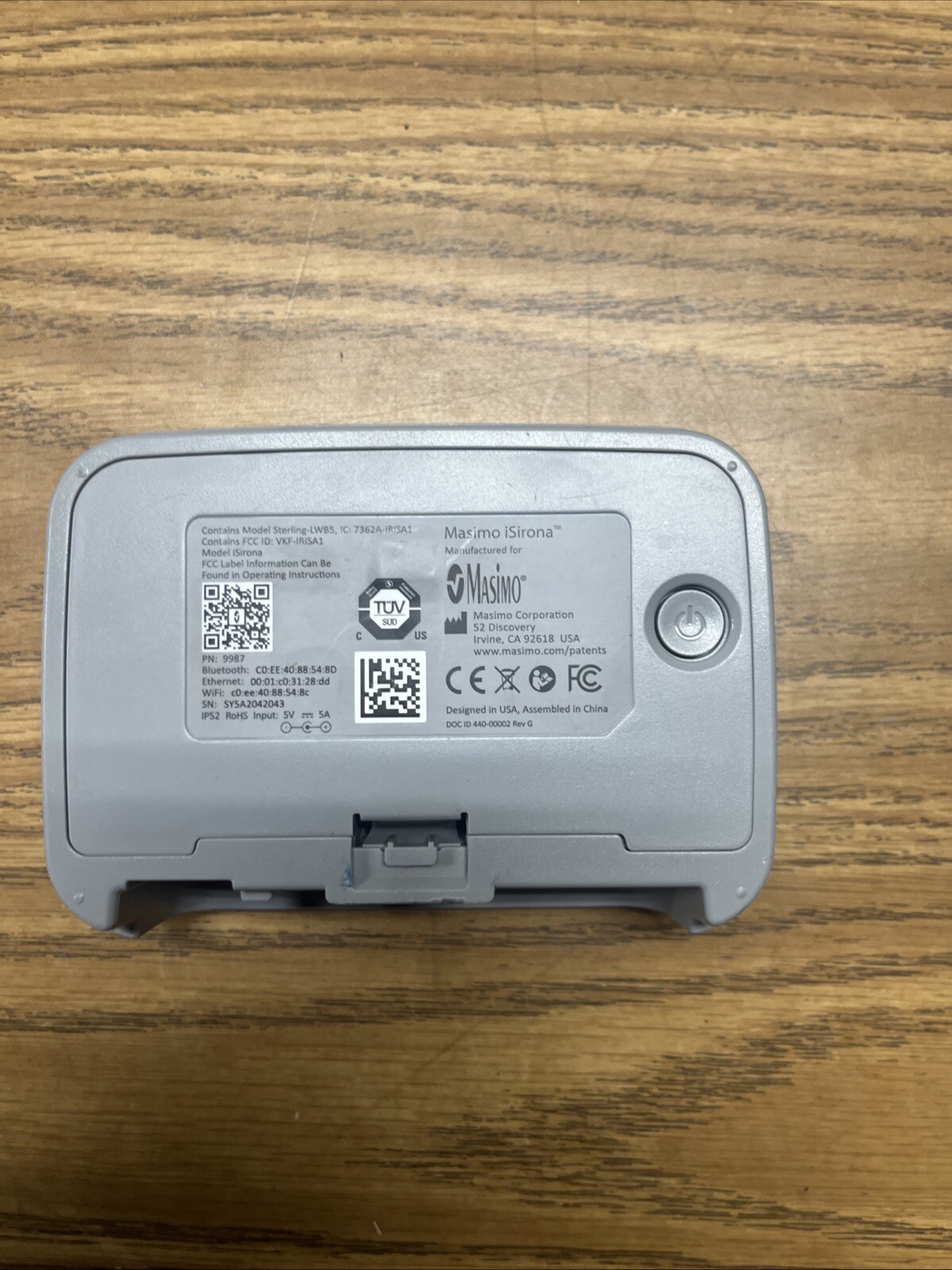 MASIMO ISIRONA Connectivity Hub 9987