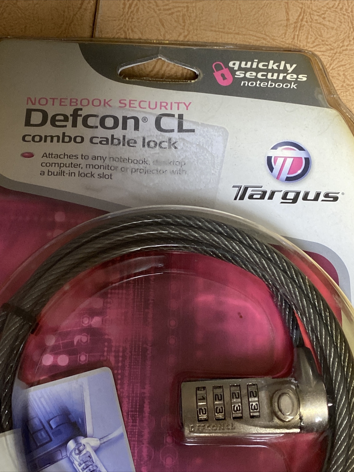 Defcon CL combo cable lock