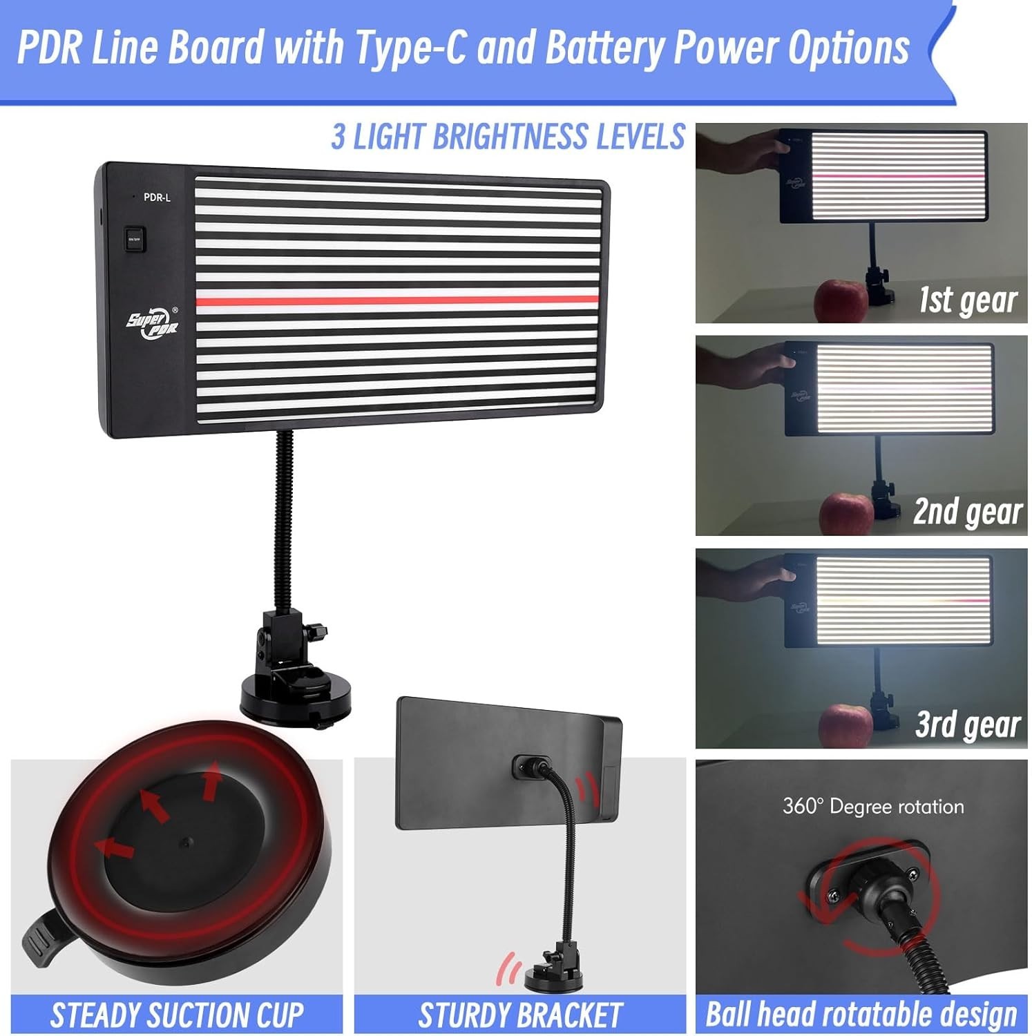 Professional PDR Light Board - USB & Battery Powered for Ultimate Dent Repair