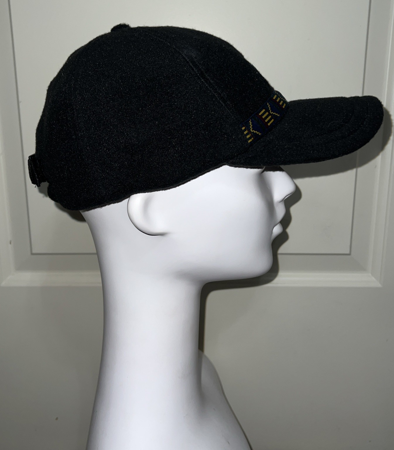 L.L. Bean Mountain Classic Fleece Ear Flap Baseball Cap Hat Blue-Grey, Sz. M