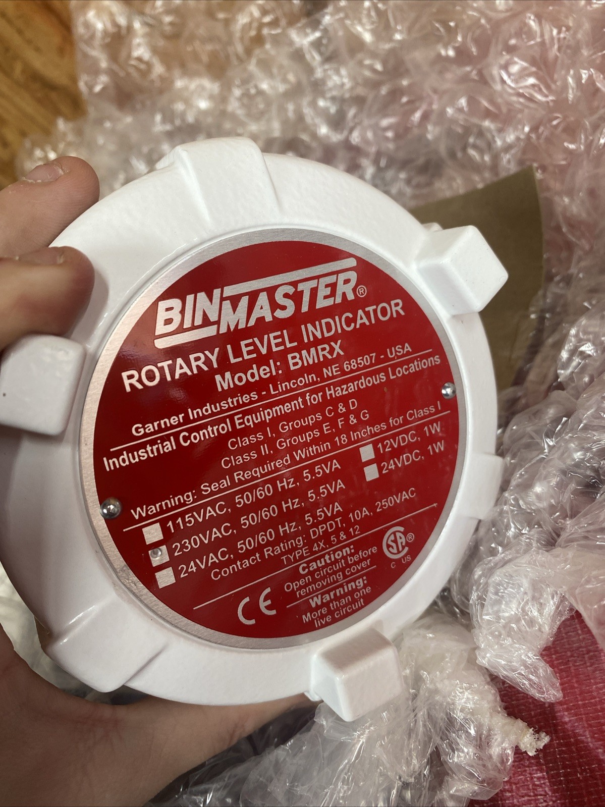 BinMaster BMRX 730-0503 Rotary Level Indicator