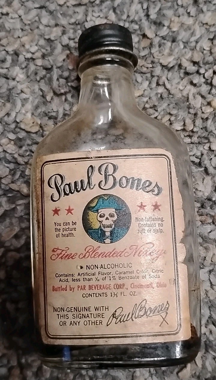 Antique Paul Bones Rare Fine Blended Nixey Bottle 1 1/2 OZ 1 Of 1 Listed On Ebay