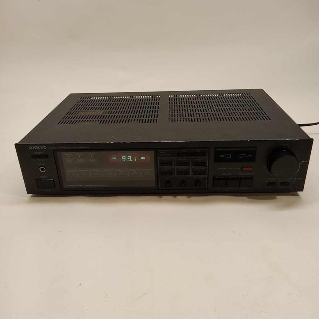 Onkyo TX-17 Quartz Synthesized Tuner Amplifier Perfect Working Condition