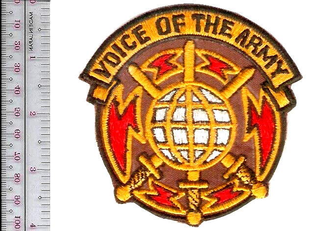 US Army Signal Corps Blazer Crest ''Voice of the Army'' Signal lg NO TARIFF