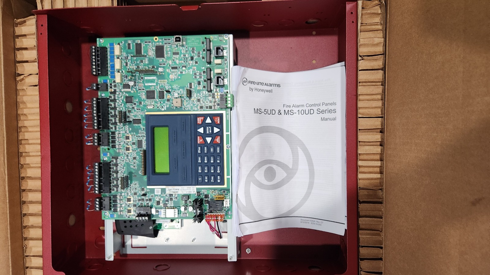 *Read Desc* - Fire-Lite MS-10UD-7 Conventional Fire Alarm Control Panel - Used