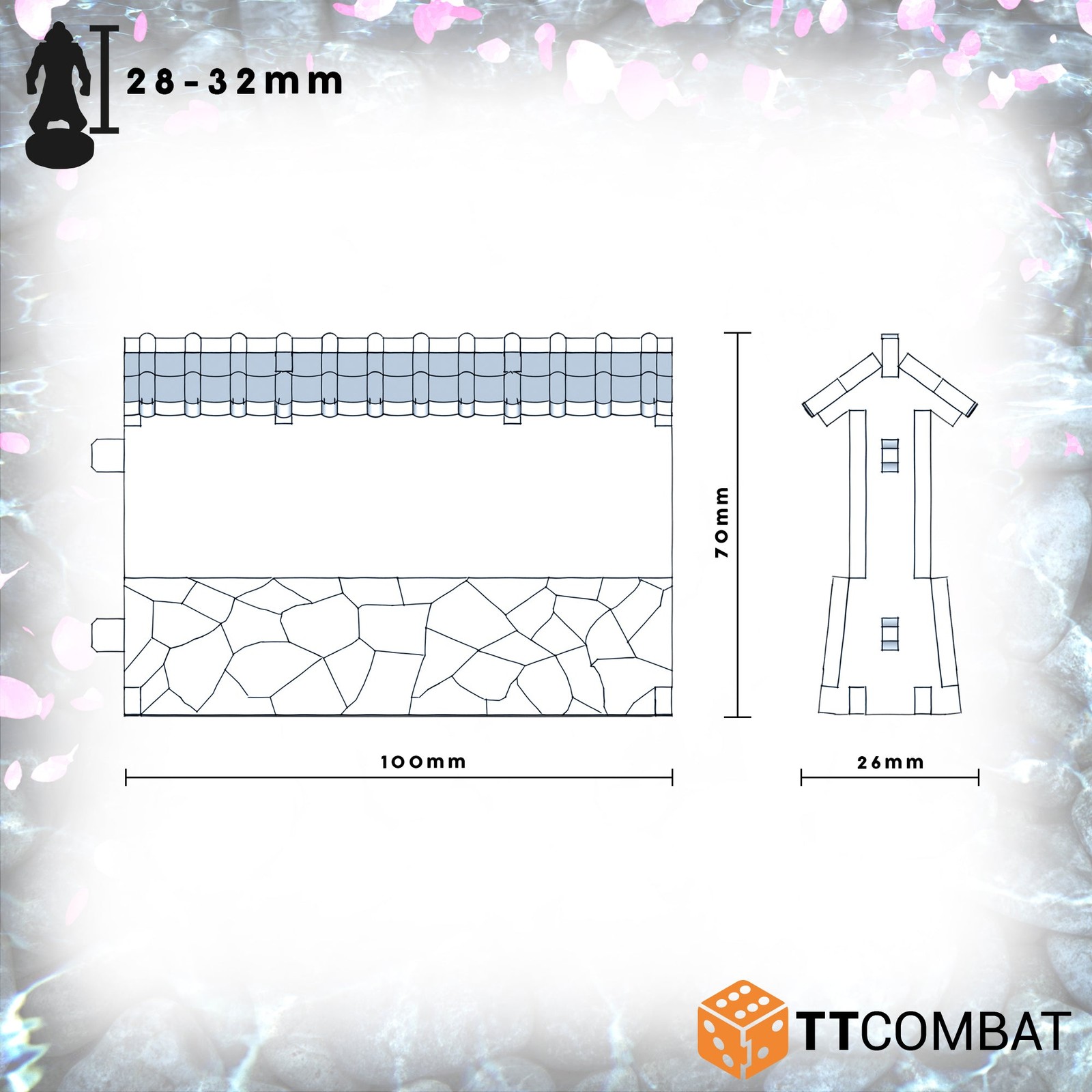 TTCombat BNIB Toshi: Courtyard Walls