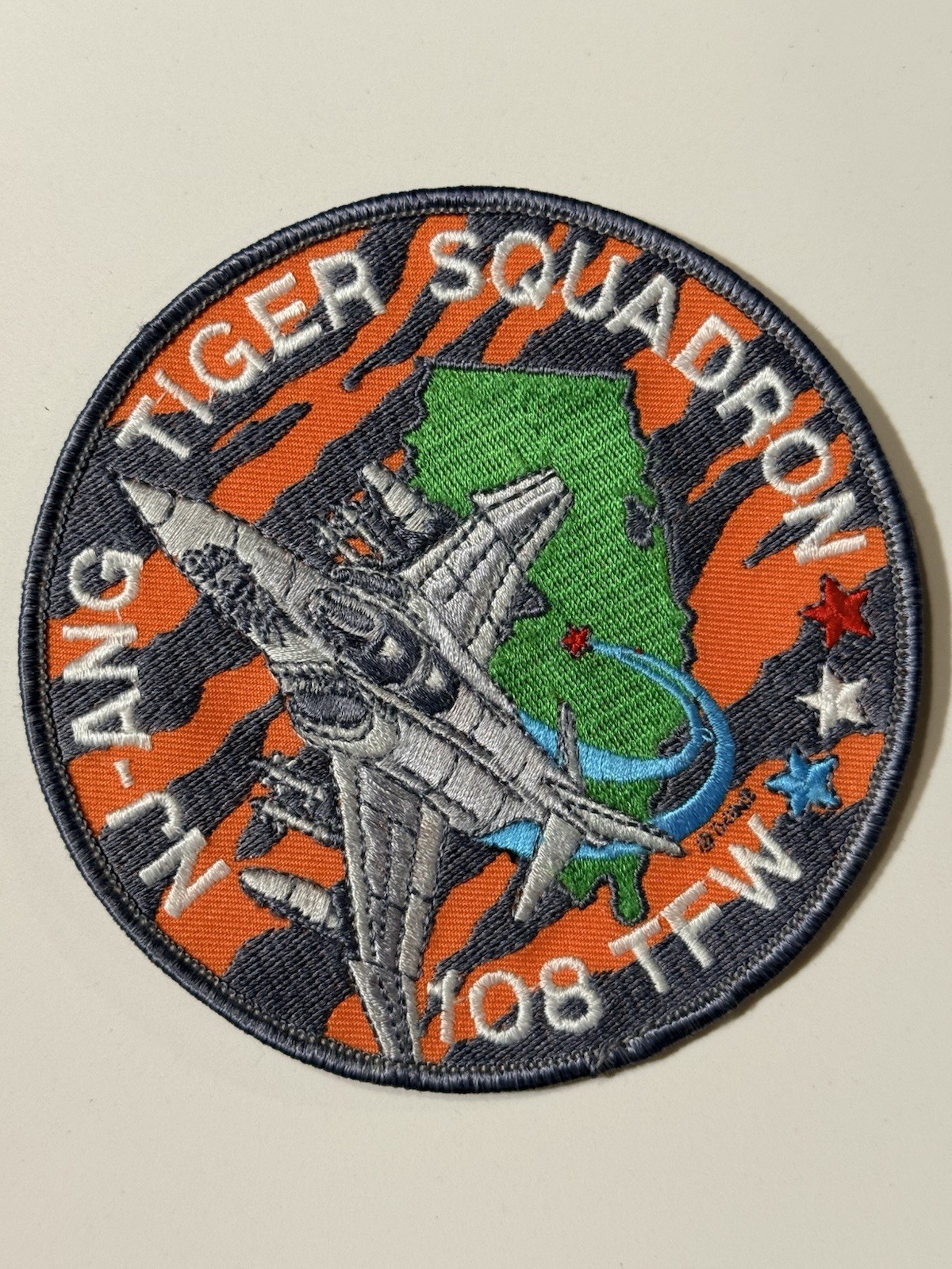 USAF 108th Tactical Fighter Wing (TFW)  - New Jersey Air National Guard Patch