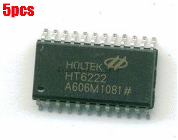 5X 24Pin HT6222 Smt Remote Control Encoder Infrared Ic New es