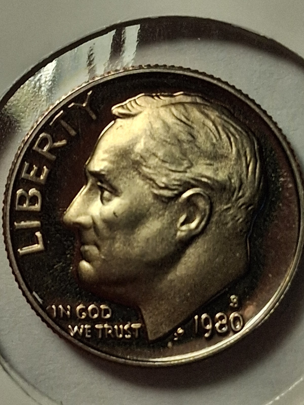 1980-S PROOF ROOSEVELT DIME