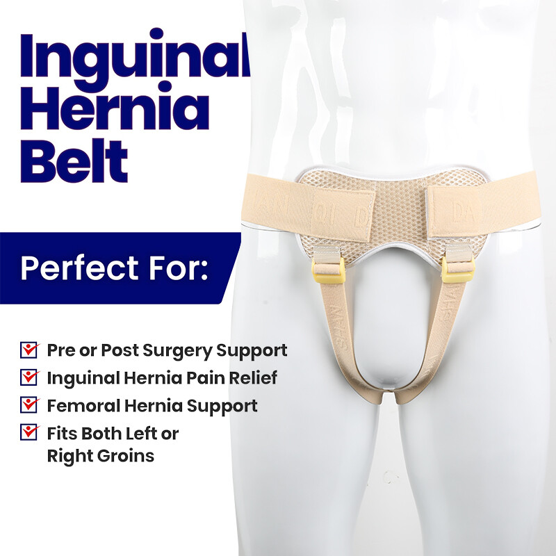 Medical Hernia Support Belt Inguinal Groin Truss Brace For Men Women Pain Relief