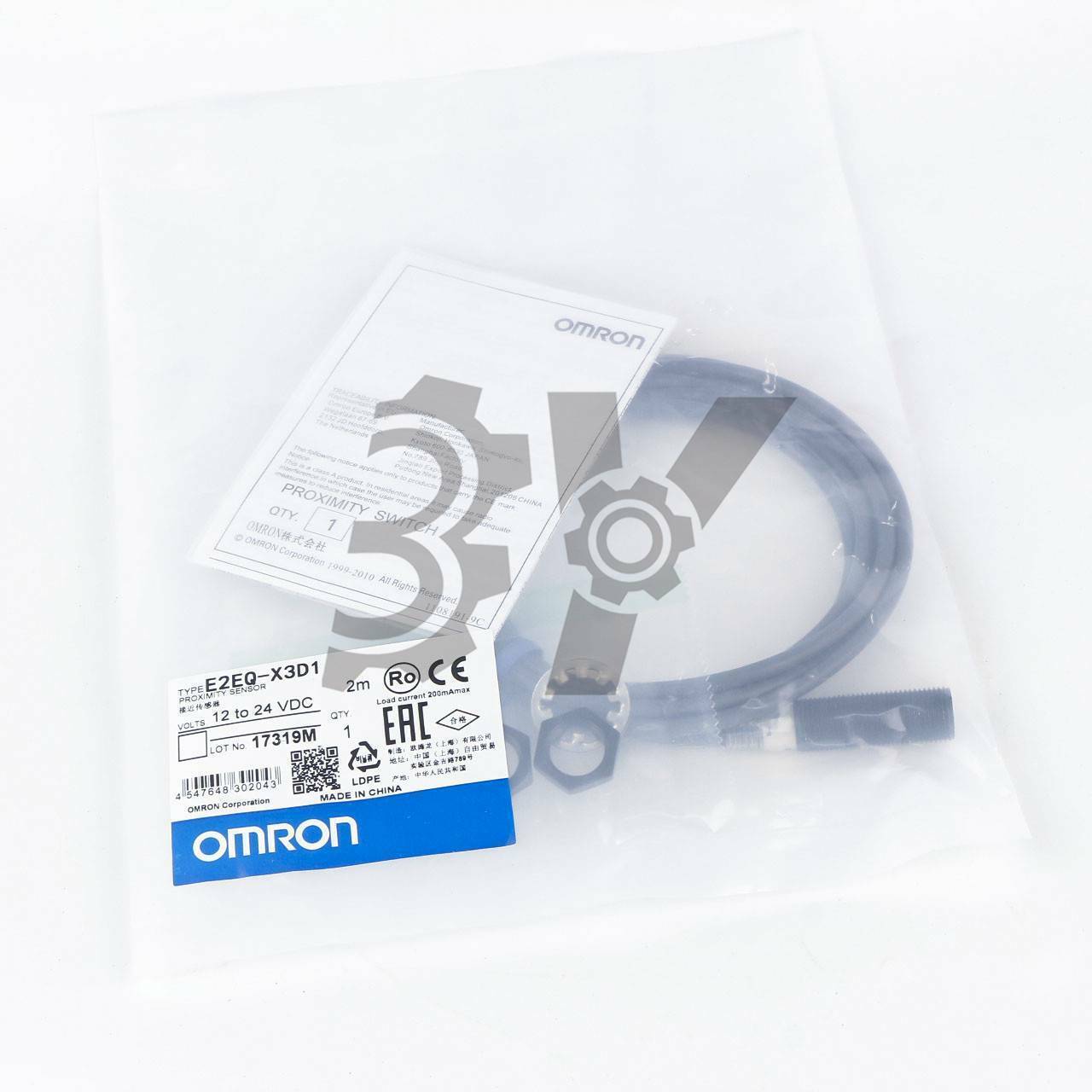 1PC NEW   Proximity Switch E2EQ-X3D1