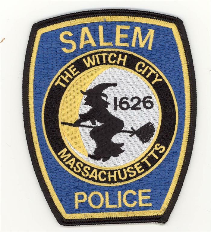Massachusetts Salem Police Department Patch Halloween Witch (5")