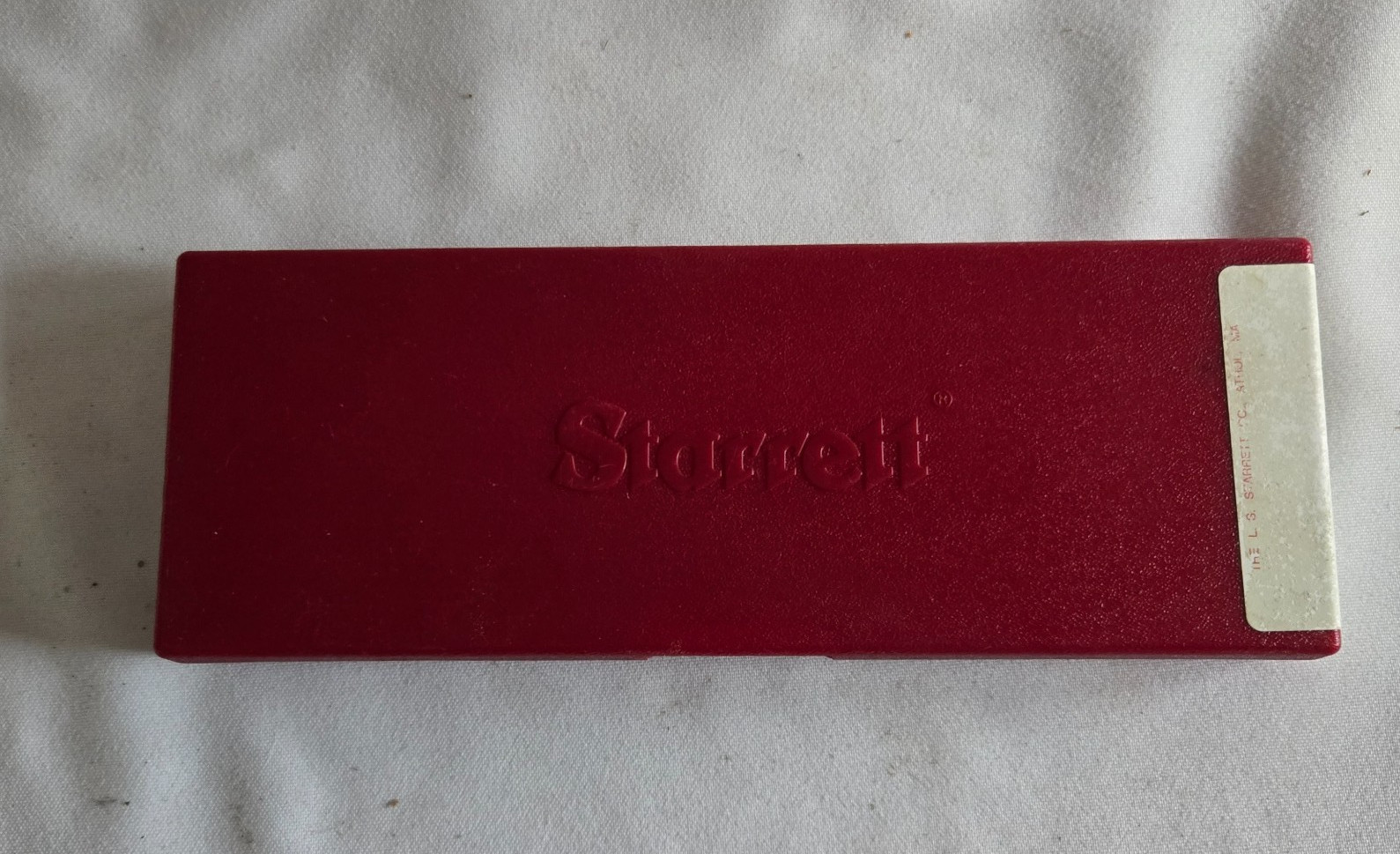 STARRETT 6 INCH DIAL CALIPER W/ ORIGINAL CASE + PAPERS, # 120A-6