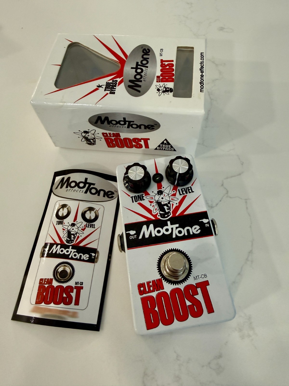 ModTone Clean Boost MT-CB Guitar Effect Pedal - MINT CONDITION