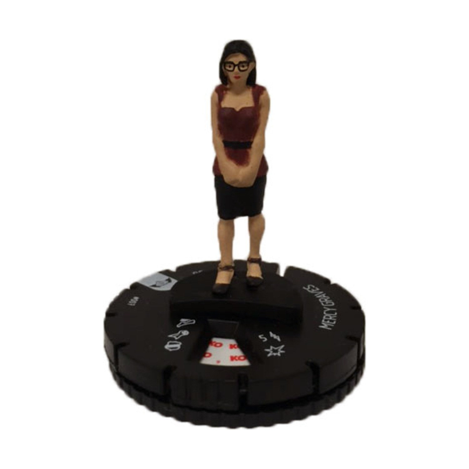 WizKids HeroClix Dawn of Justice Mercy Graves #007 NM